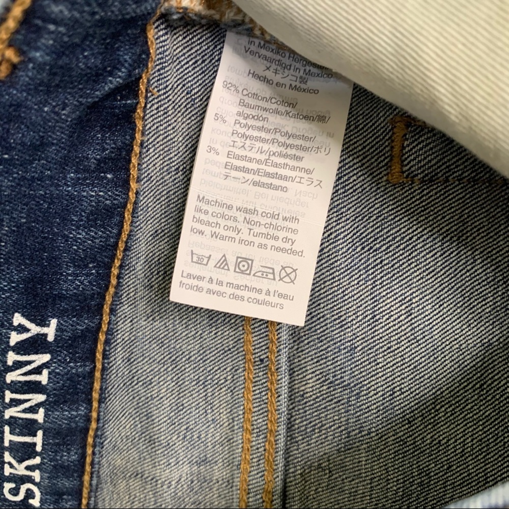 Madewell Skinny Men Flex Jeans in Wellmoor Wash 34 - Picture 8 of 8